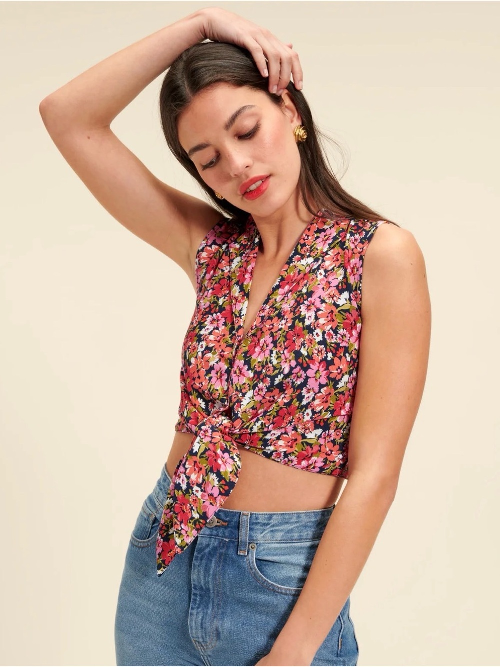 Rouje Fiorine Floral Top